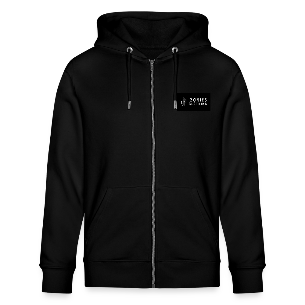Basics | Organic Zip Hoodie - Black - black