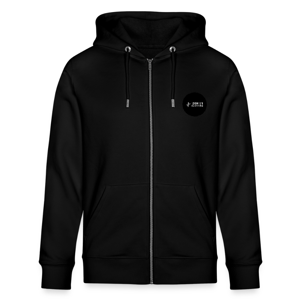 Lost Dog Trail | Organic Zip Hoodie - Black - black