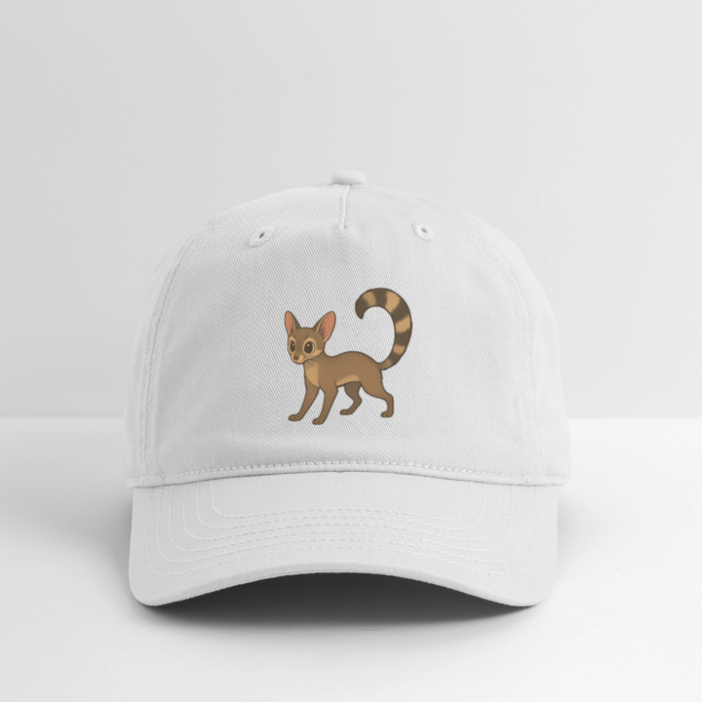 Ringtail Spotlight | Organic Baseball Hat - White - white