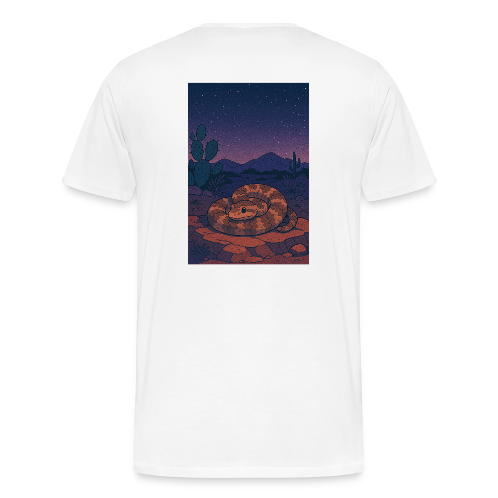 Ridge-nosed Rattlesnake Landscape | Men's Organic Classic T-Shirt - White - white