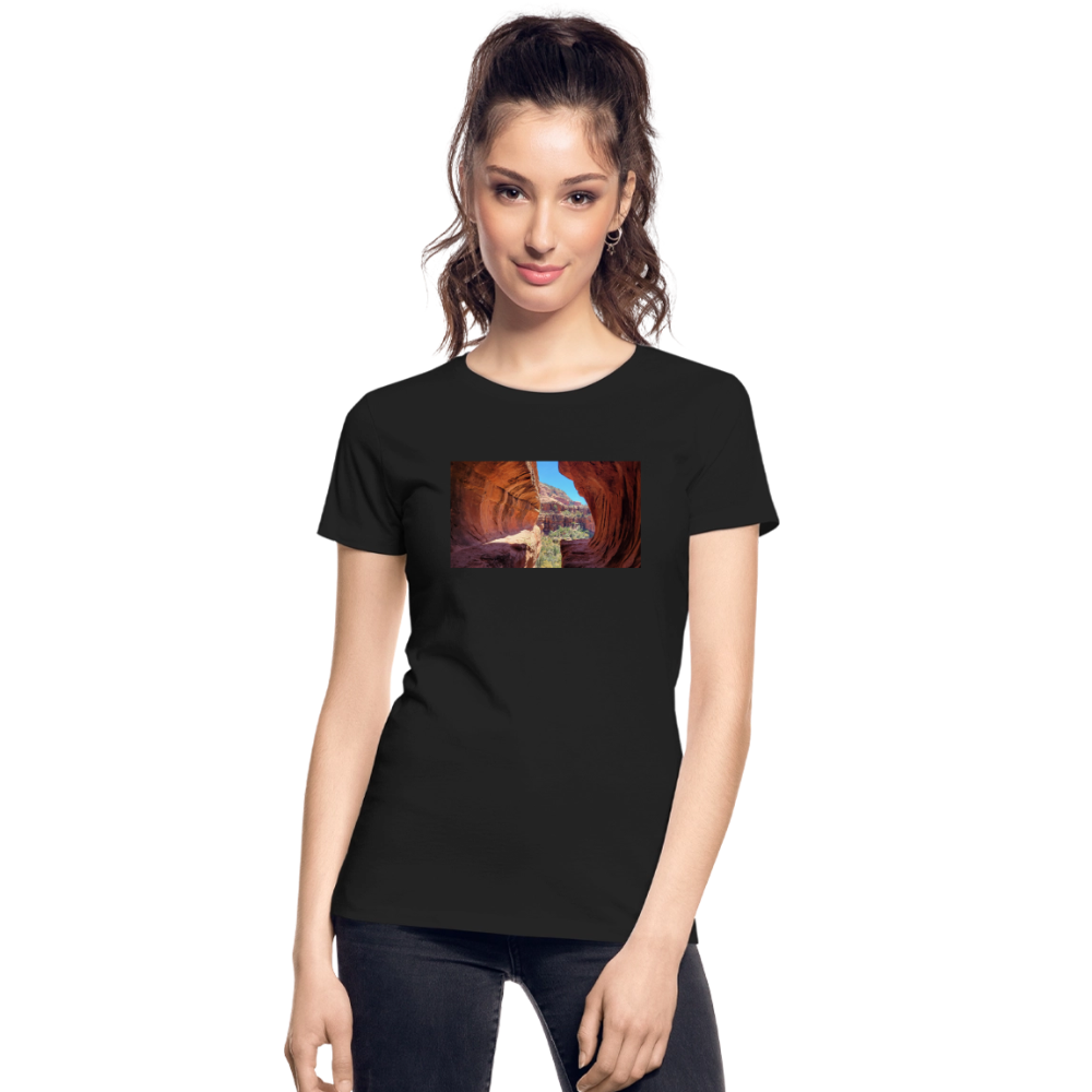 Sedona Vortex | Women's Organic T-Shirt - Black - black
