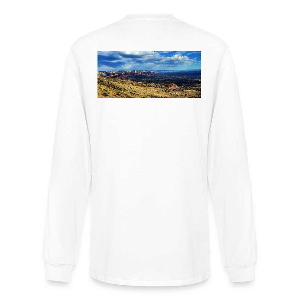 Verde Valley Views | Men's Organic Classic Long Sleeve T-Shirt - White - white