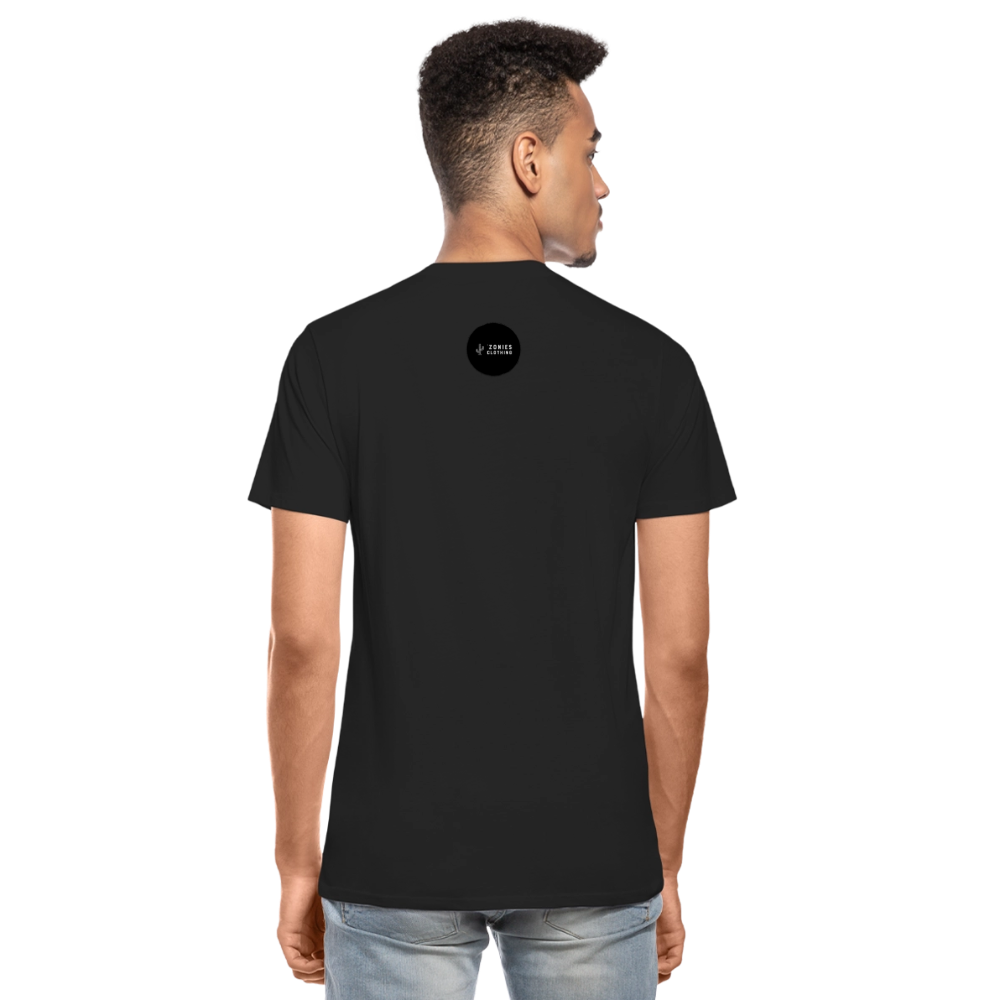 Lost Dog Trail | Men's Organic T-Shirt - Black - black
