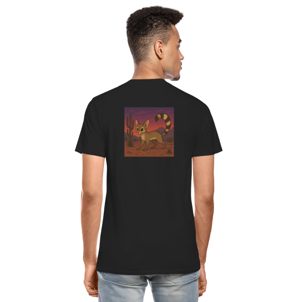Ringtail Landscape | Organic Men's Black Classic T-Shirt - black