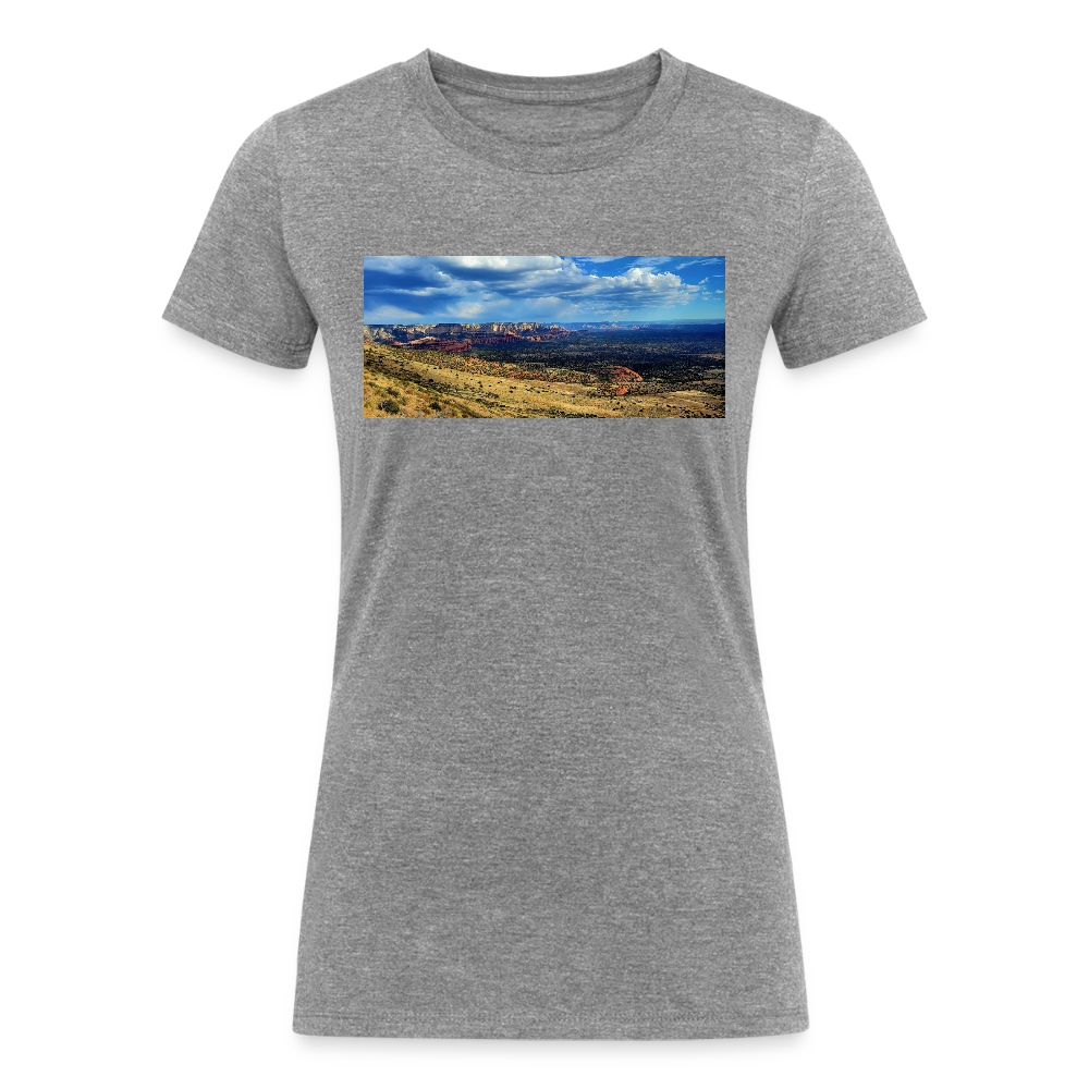 Verde Valley Views | Women's Tri-Blend T-Shirt - Gray - heather gray