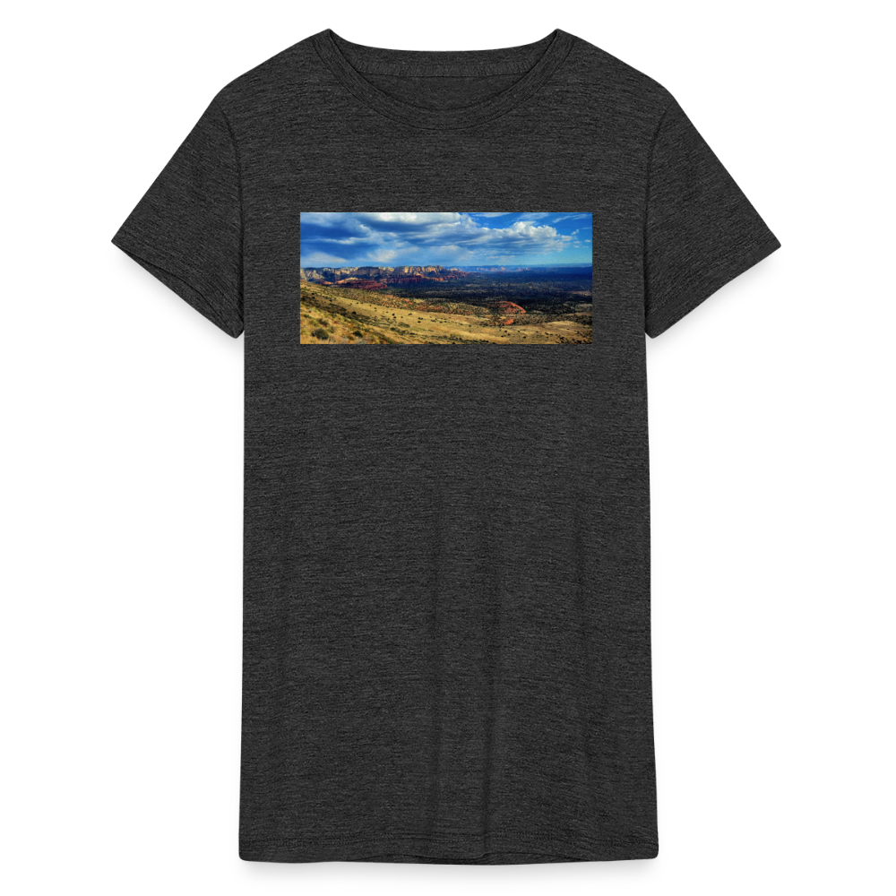 Verde Valley Views | Women's Tri-Blend T-Shirt - Black - heather black