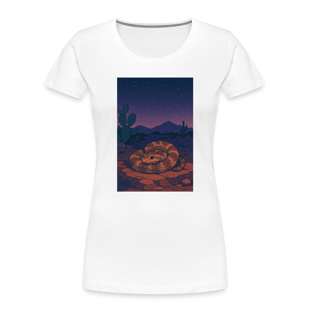 Ridge-nosed Rattlesnake Landscape | Women's Organic T-Shirt - White - white