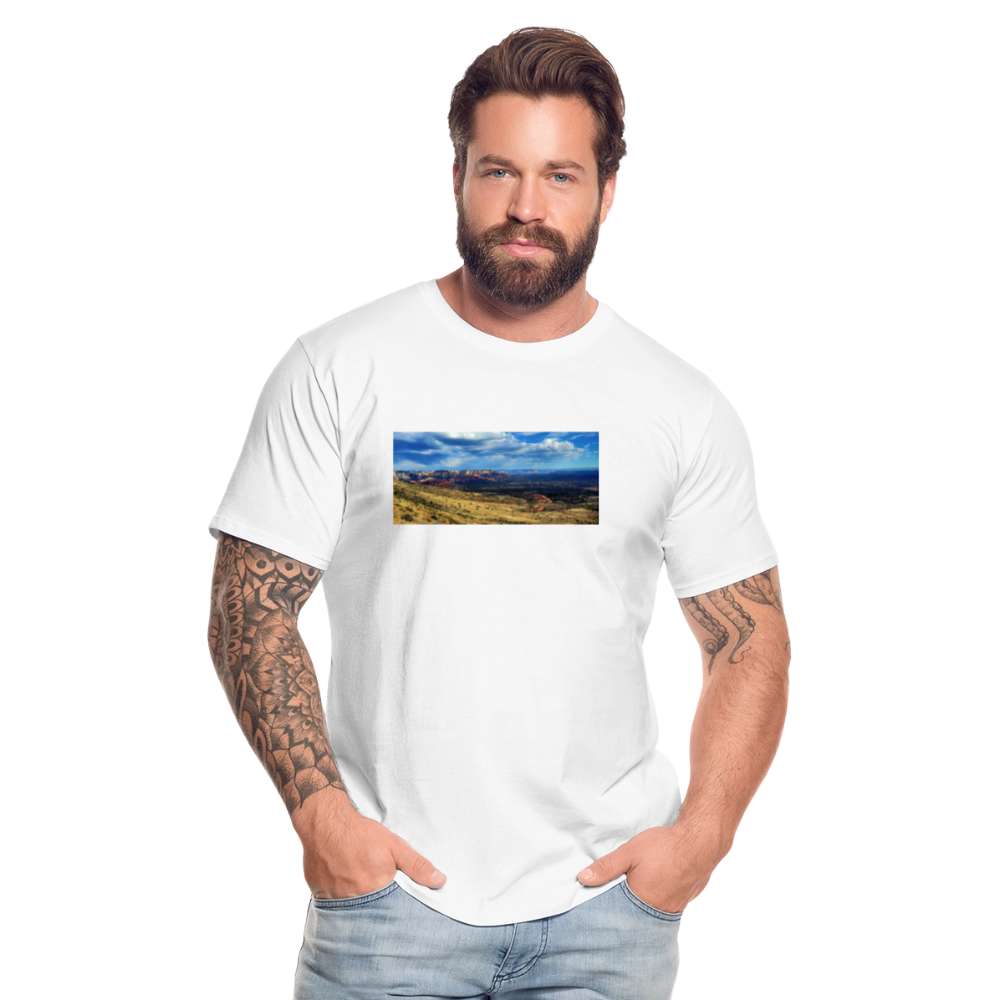 Verde Valley Views | Men's Organic T-Shirt - White - white