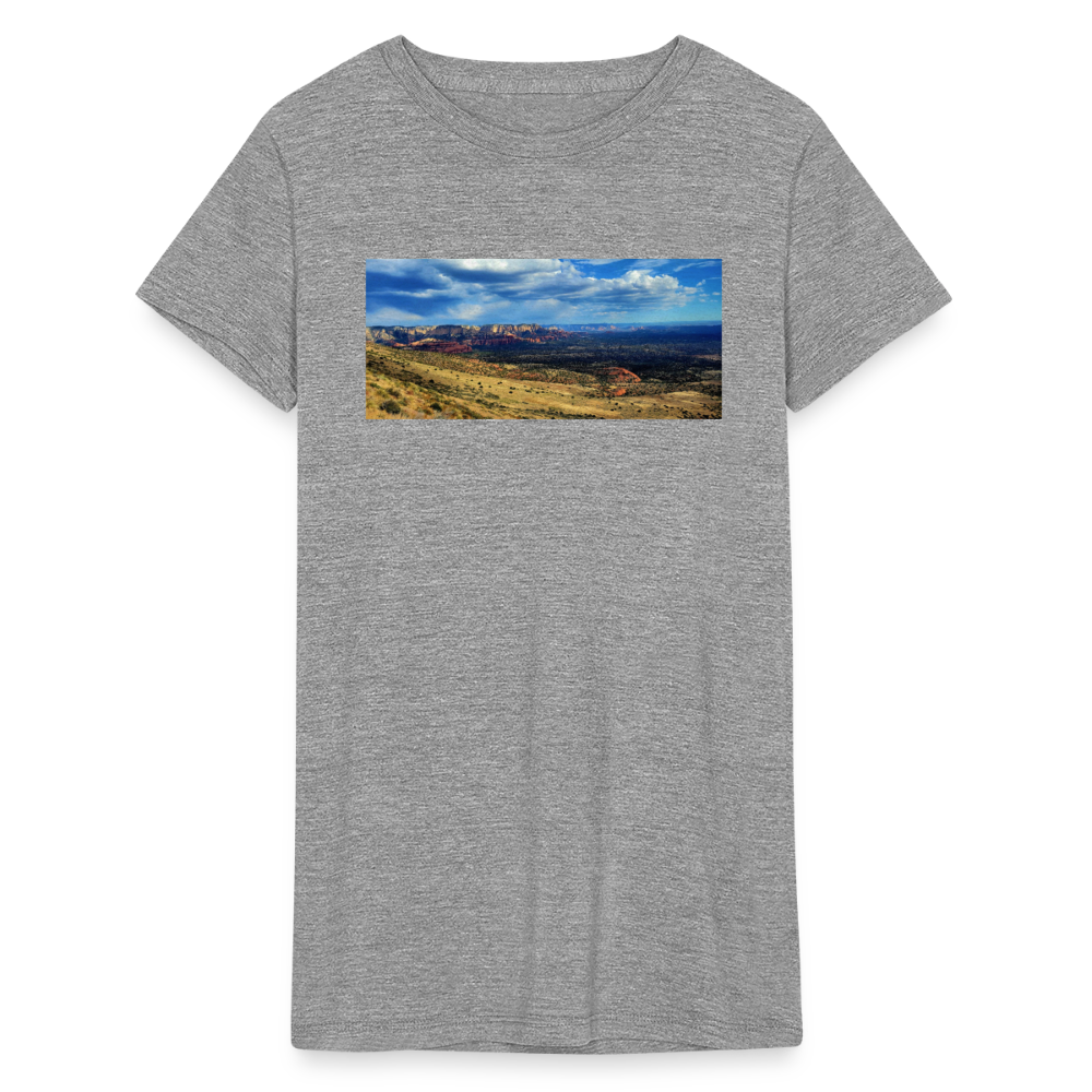 Verde Valley Views | Women's Tri-Blend T-Shirt - Gray - heather gray