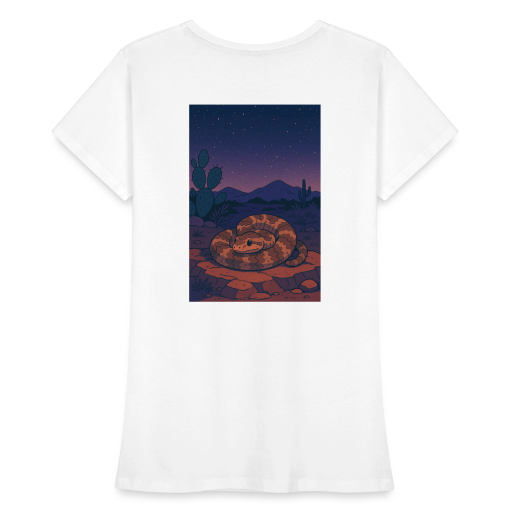 Ridge-nosed Rattlesnake Landscape | Women's Organic Classic T-Shirt - White - white