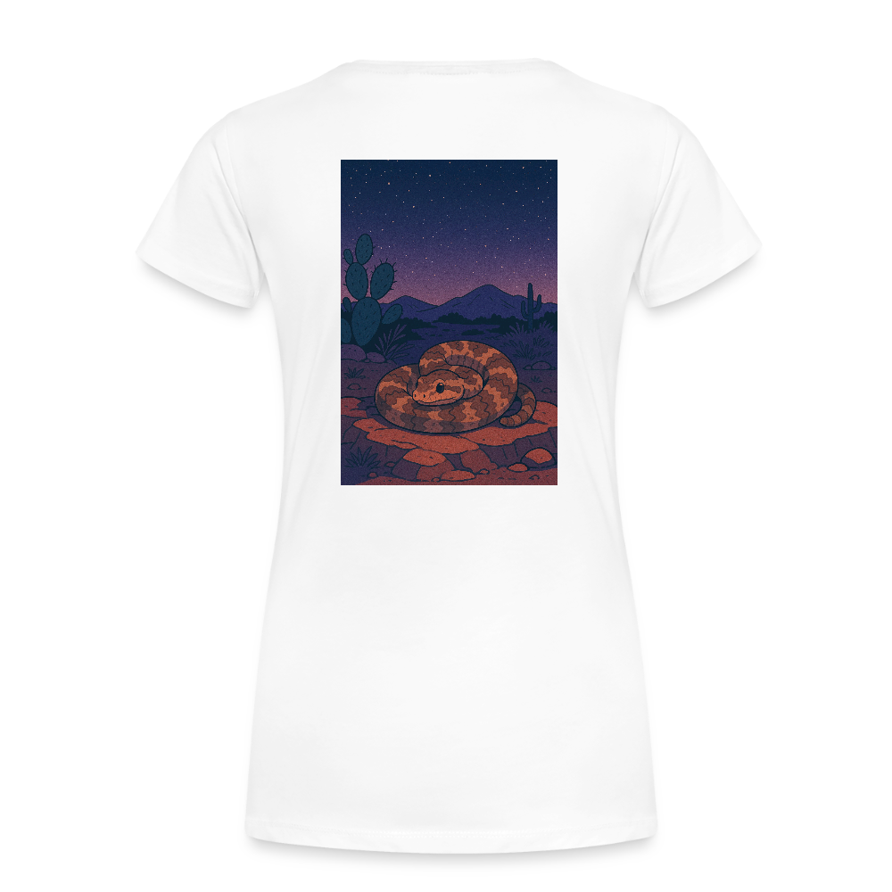 Ridge-nosed Rattlesnake Landscape | Women's Organic Classic T-Shirt - White - white