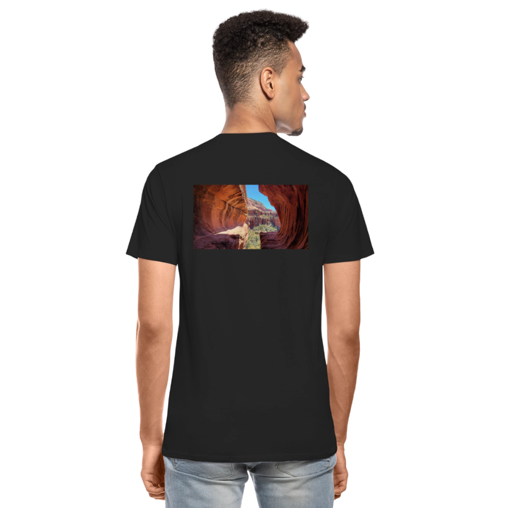 Sedona Vortex | Men's Organic Classic T-Shirt - Black - black