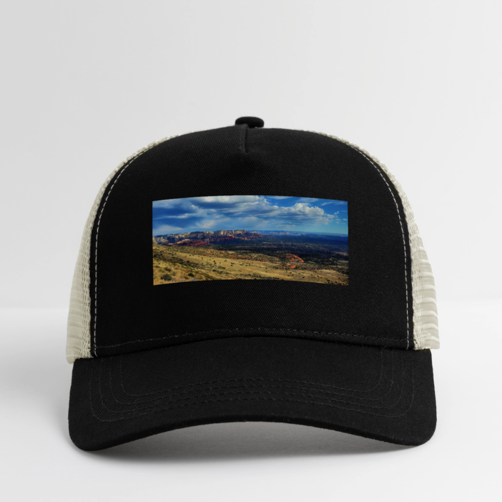 Verde Valley Views | Eco Trucker Hat - black/oyster