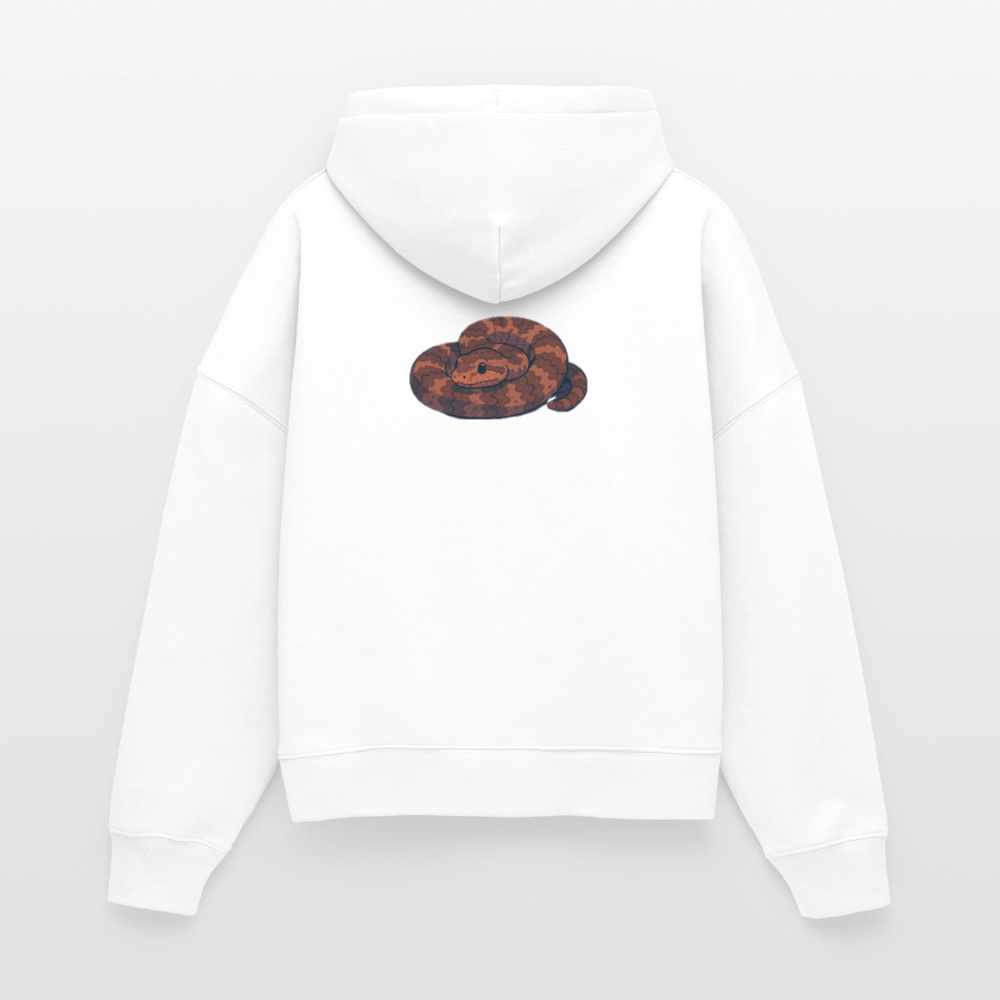 Ridge-nosed Rattlesnake Spotlight | Women's Organic Classic Hoodie - White - white