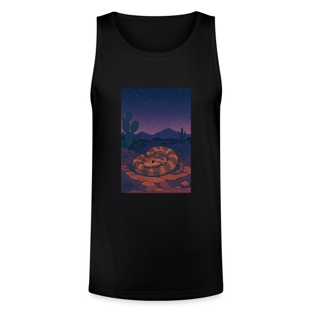 Ridge-nosed Rattlesnake Spotlight | Men's Tri-Blend Tank - Black - black
