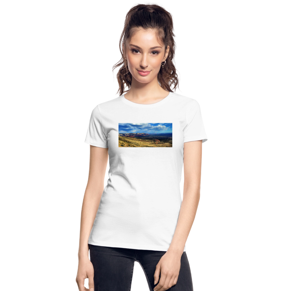Verde Valley Views | Women's Organic T-Shirt - White - white