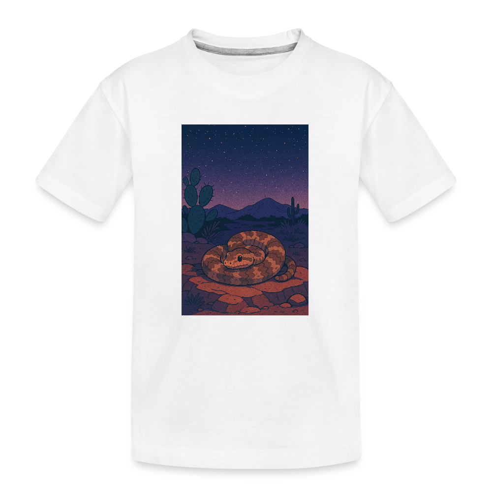 Ridge-nosed Rattlesnake Landscape | Kids Organic T-Shirt - White - white