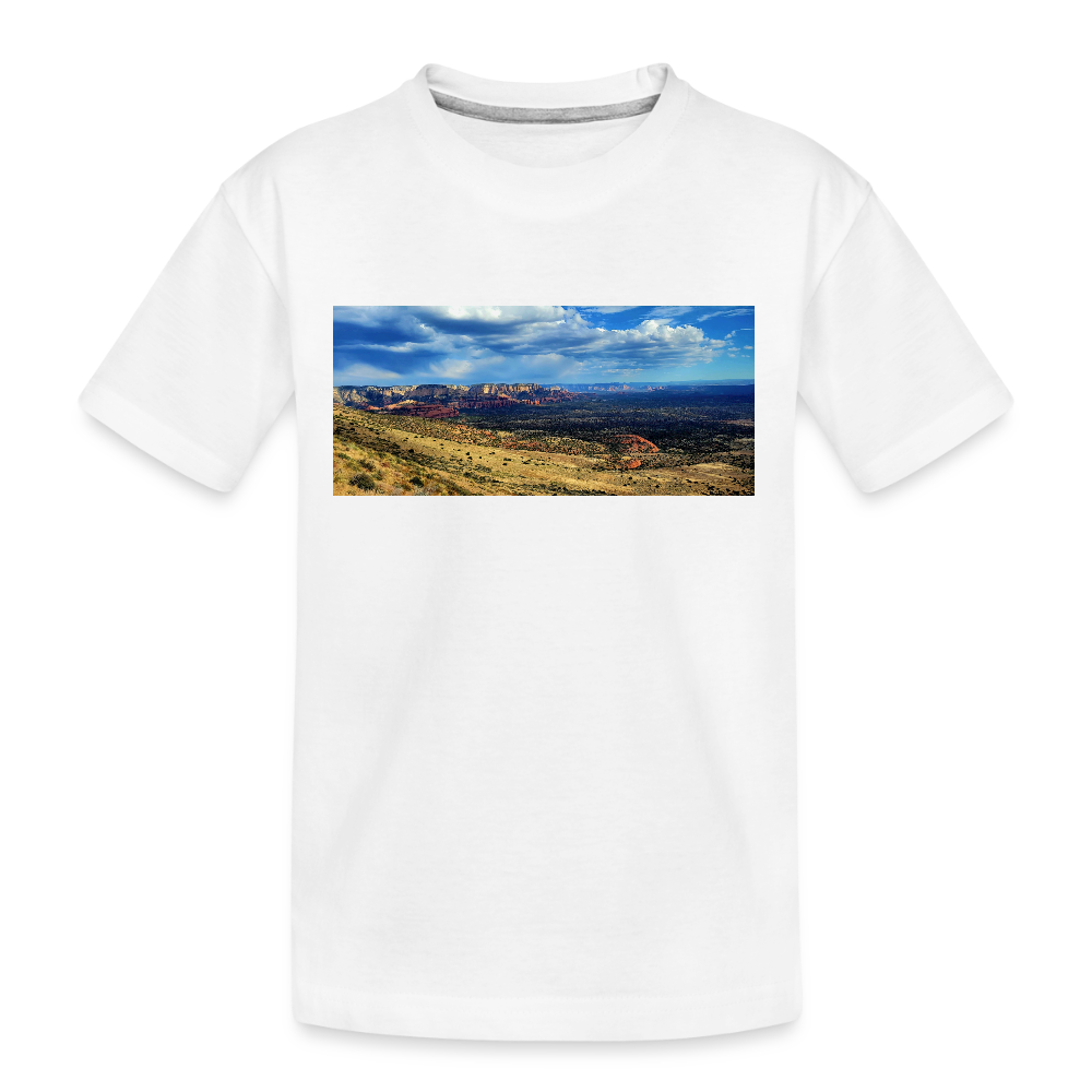 Verde Valley Views | Kid’s Organic T-Shirt - White - white