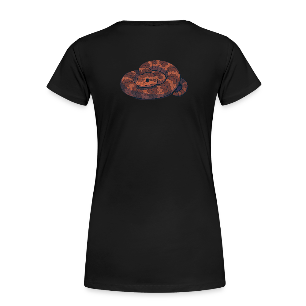 Ridge-nosed Rattlesnake Spotlight | Women's Organic Classic T-Shirt - Black - black
