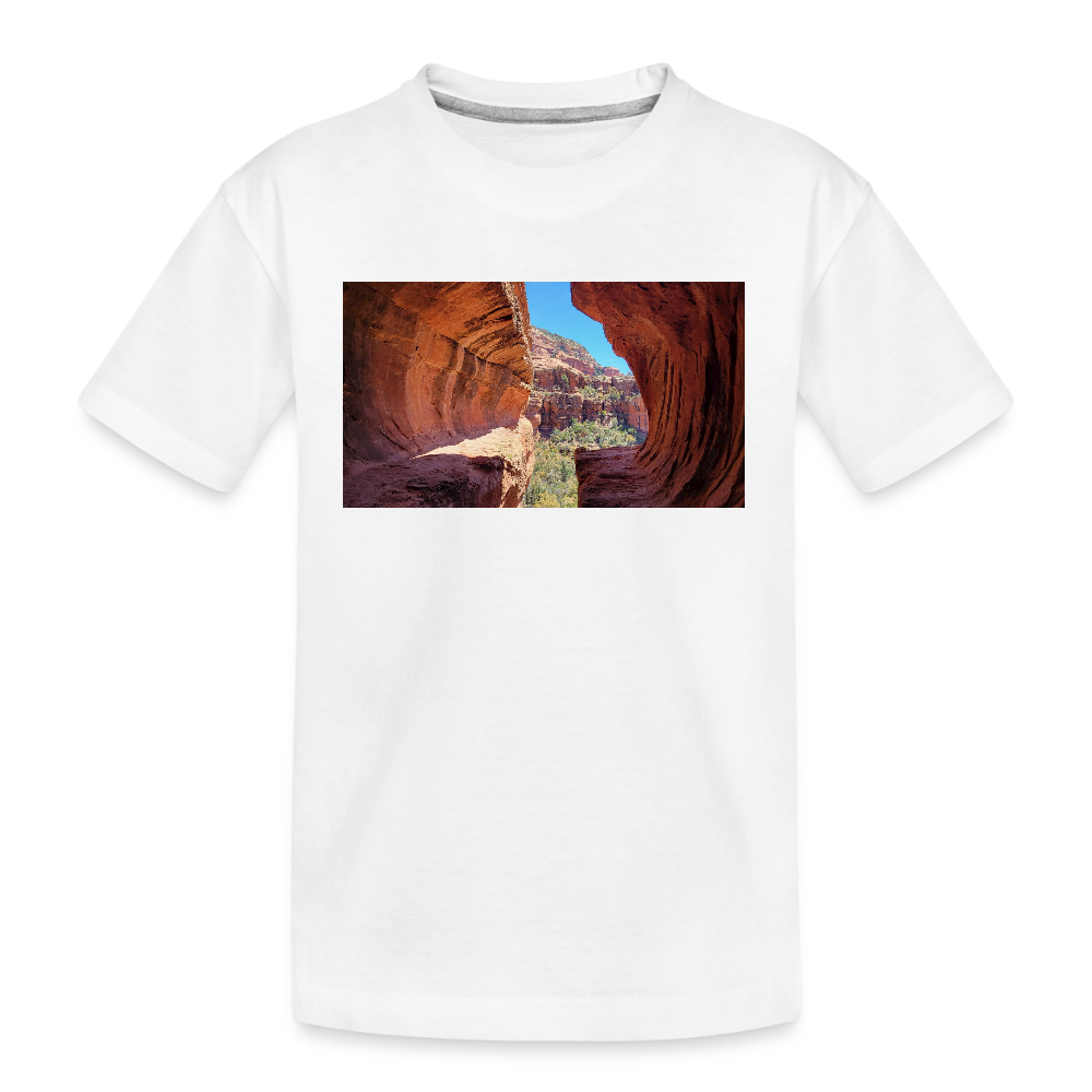 Sedona Vortex | Kids Organic T-Shirt - White - white