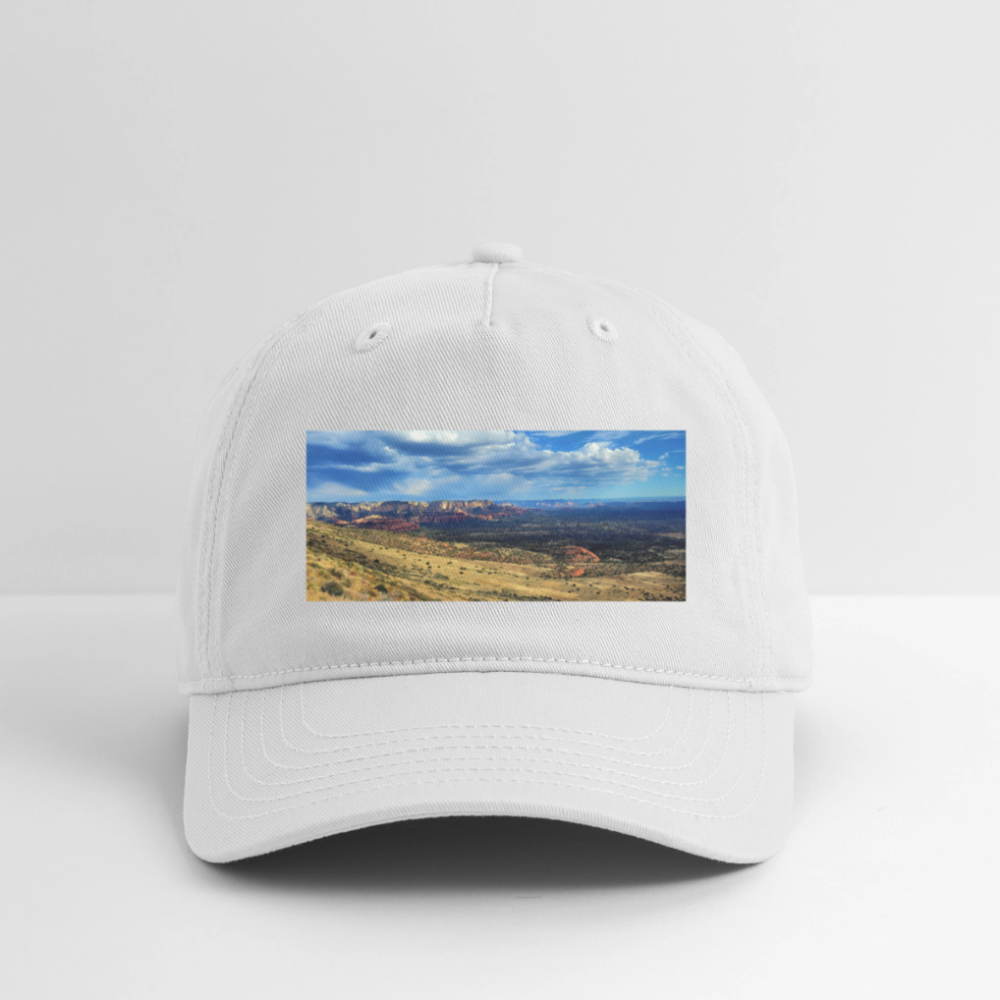 Verde Valley Views | Organic Baseball Hat - White - white