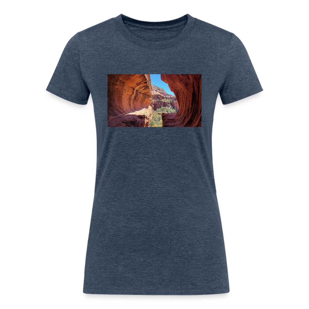 Sedona Vortex | Women's Tri-Blend T-Shirt - Navy - heather navy