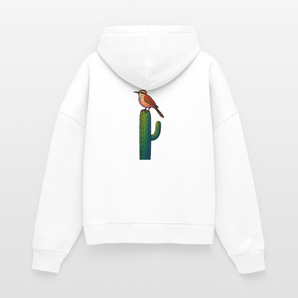 Cactus Wren Spotlight | Women's Organic Classic Hoodie - White - white