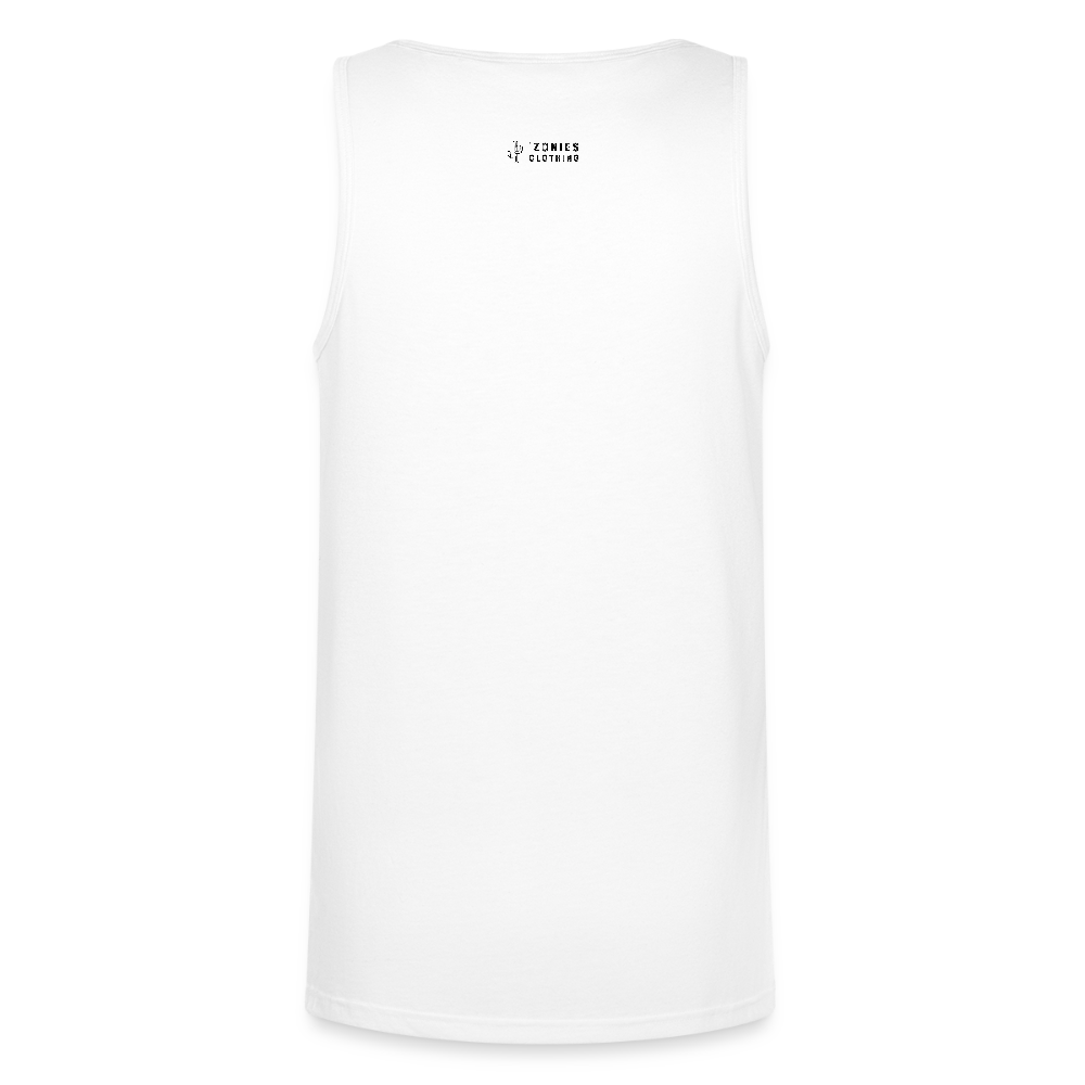 Basics | Men's Tri-Blend Tank - White - white