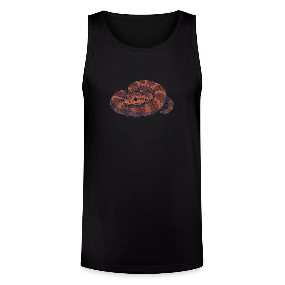 Ridge-nosed Rattlesnake Spotlight | Men's Tri-Blend Tank - Black - black