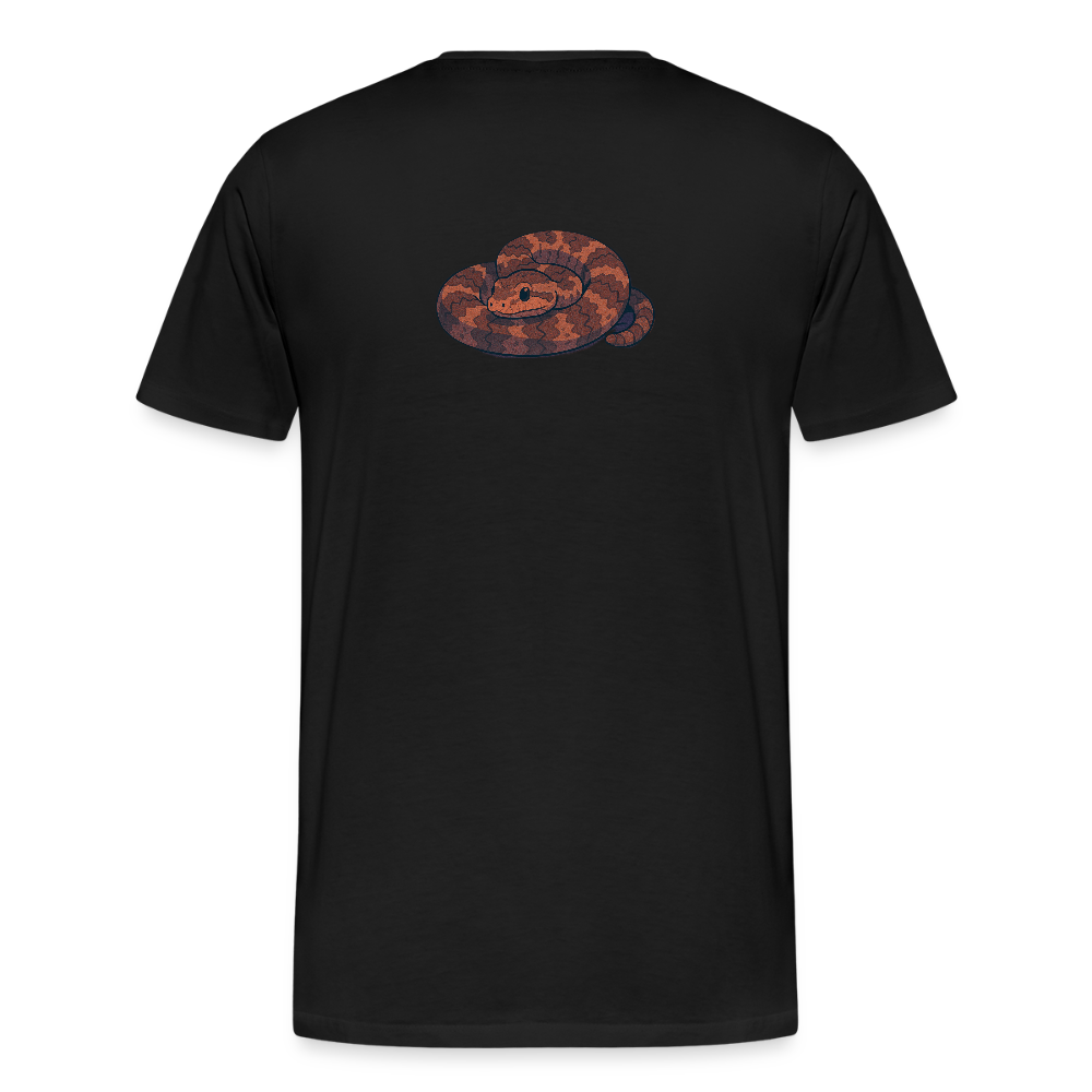 Ridge-nosed Rattlesnake Spotlight | Organic Men's Black Classic T-Shirt - black