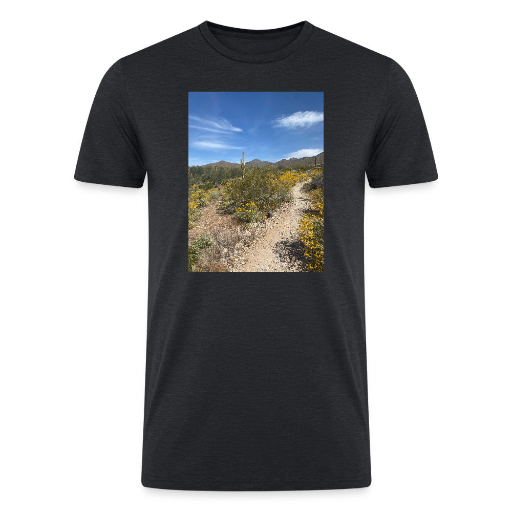 Lost Dog Trail | Men’s Tri-Blend T-Shirt - Black - heather black