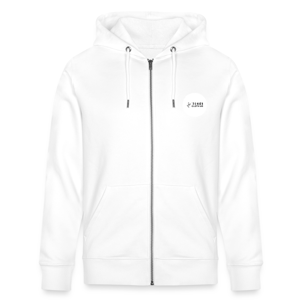 Verde Valley Views | Organic Zip Hoodie - White - white