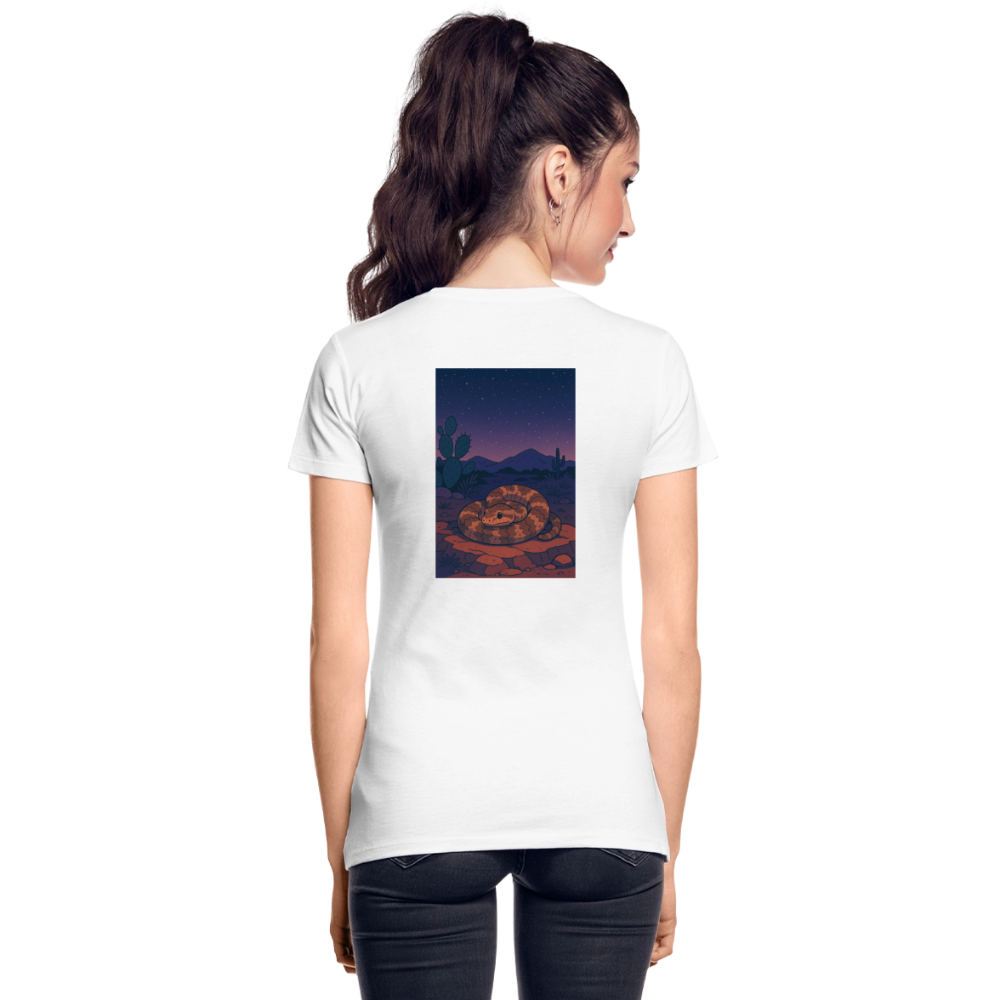 Ridge-nosed Rattlesnake Landscape | Women's Organic Classic T-Shirt - White - white