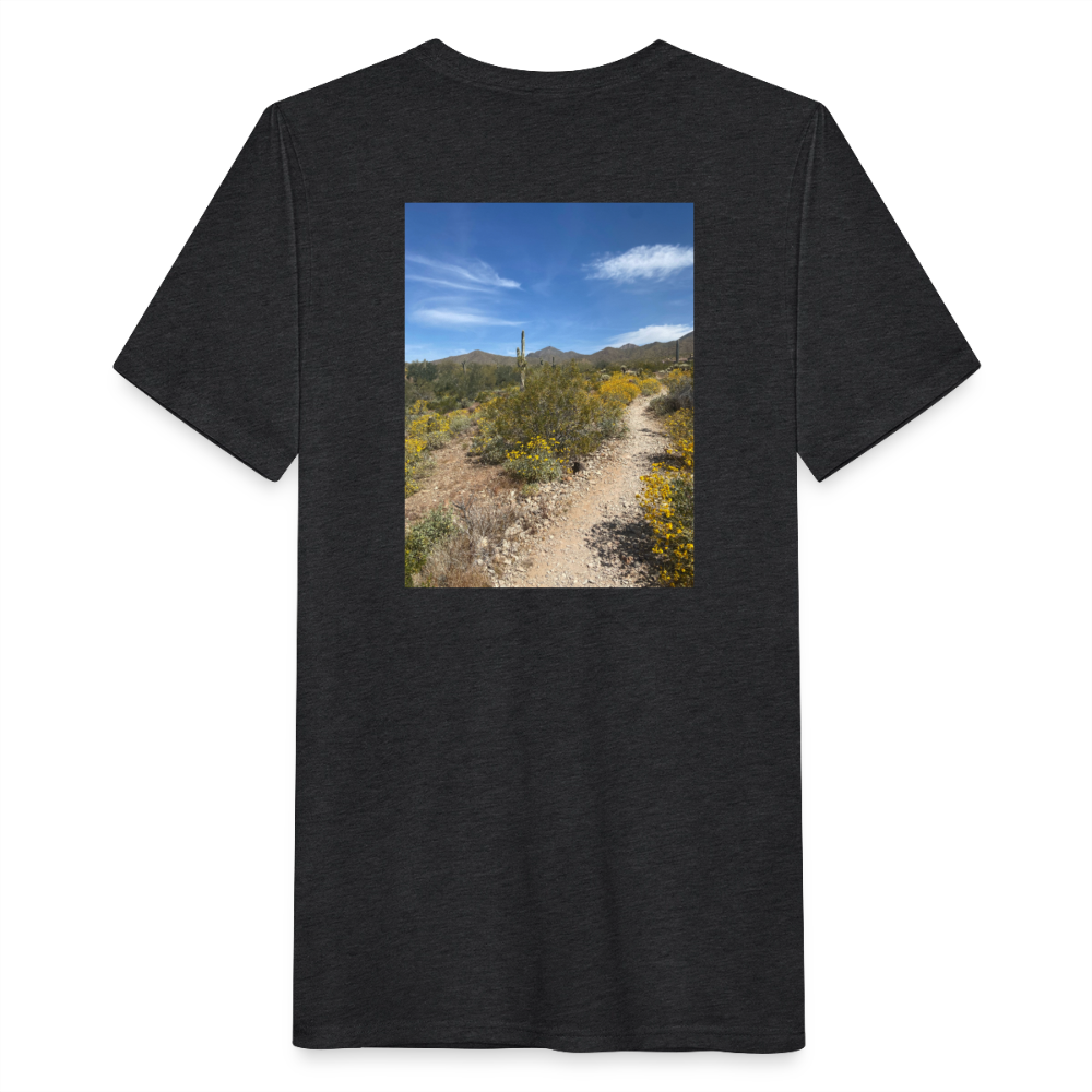 Lost Dog Trail | Men's Tri-Blend Classic T-Shirt - Black - heather black