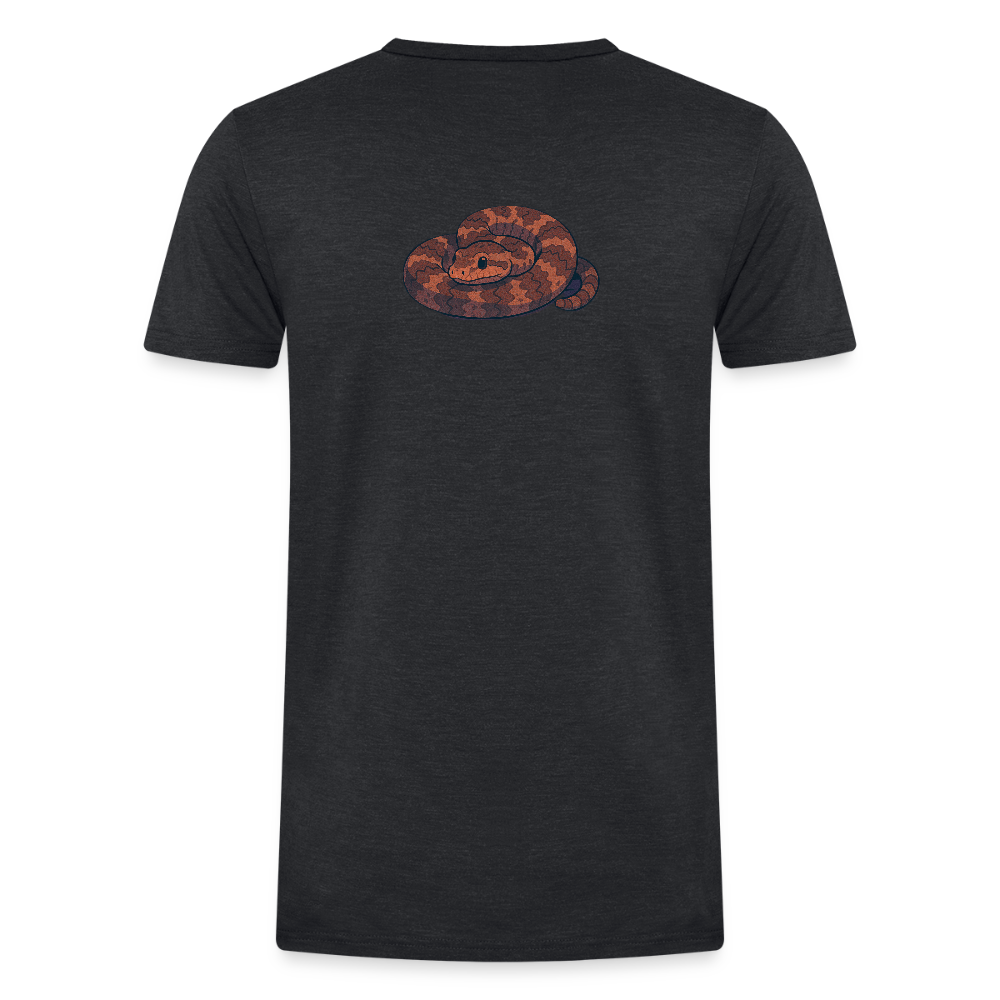 Ridge-nosed Rattlesnake Spotlight | Men's Tri-Blend T-Shirt - Black - heather black