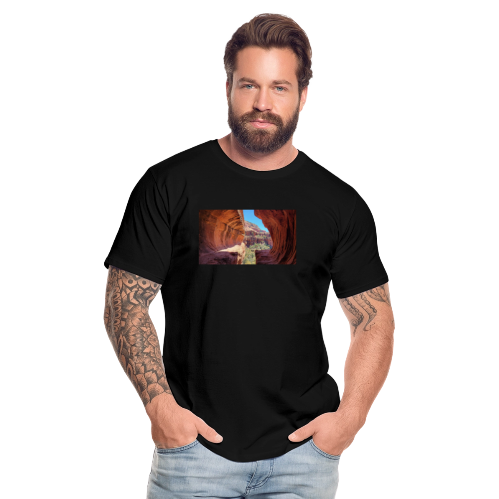 Sedona Vortex | Men's Organic T-Shirt - Black - black