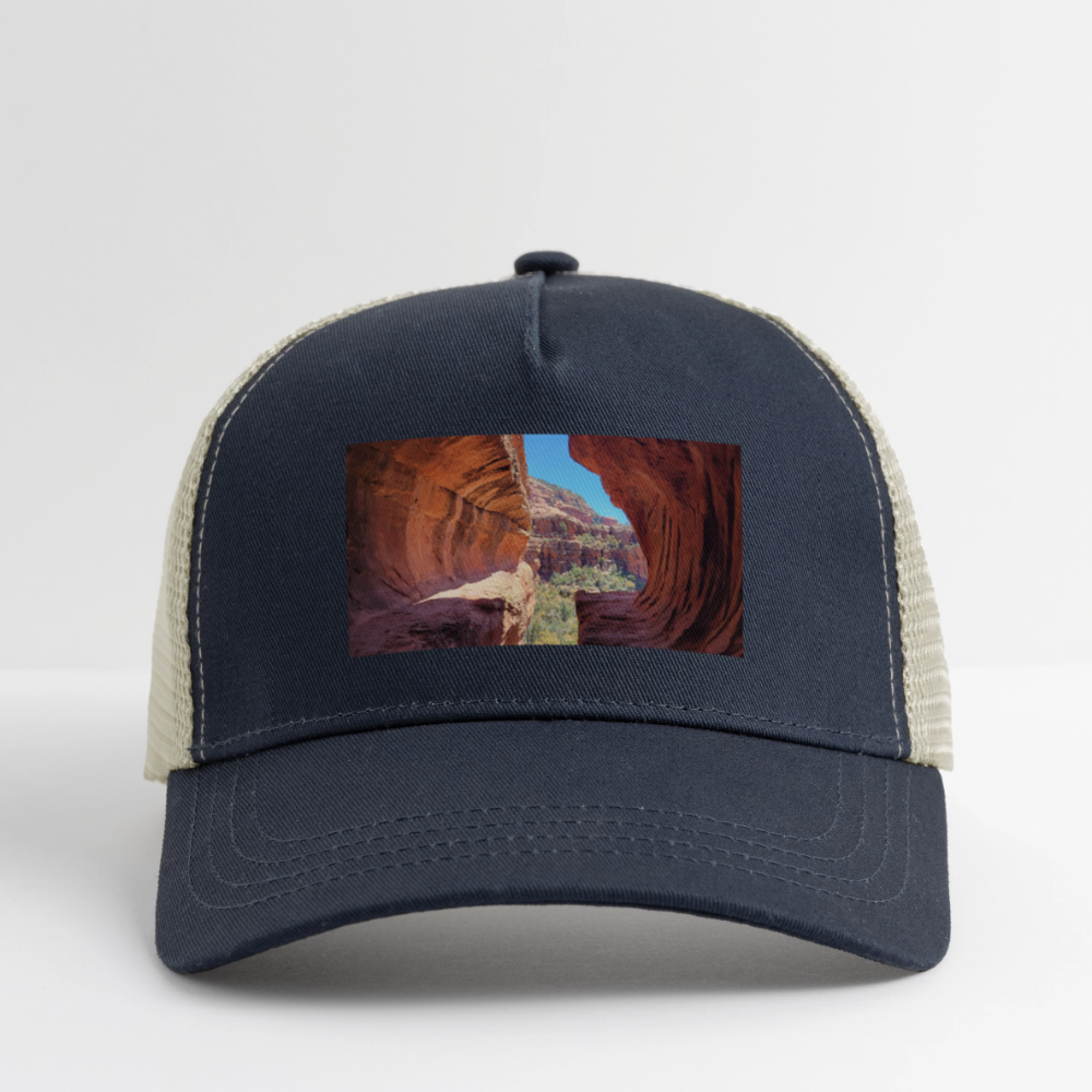 Sedona Vortex | Eco Trucker Hat - pacific/oyster