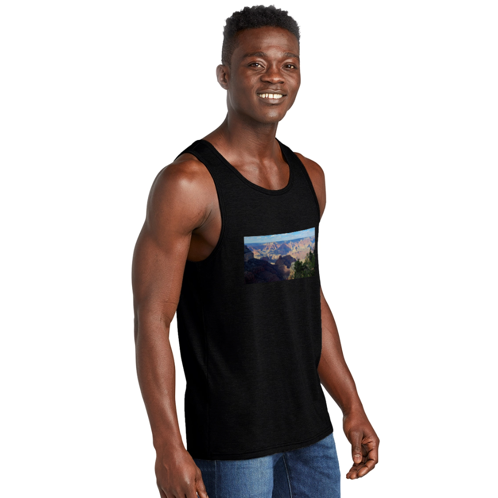 Grand Canyon | Men's Tri-Blend Tank - Black - black