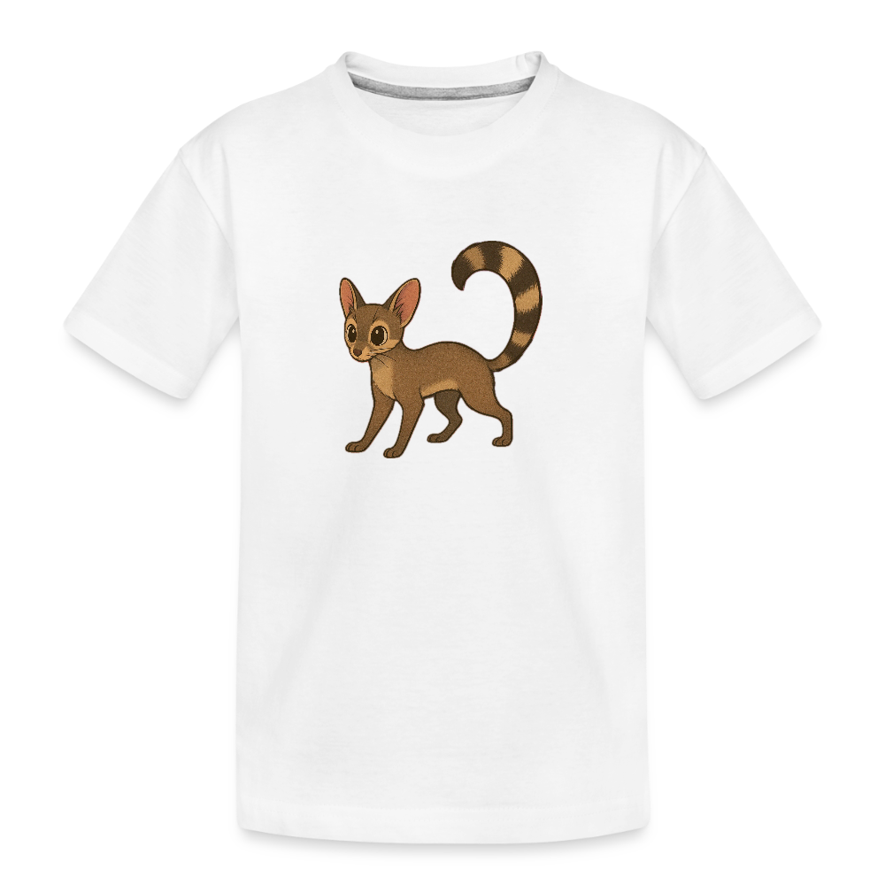 Ringtail Spotlight | Kids Organic T-Shirt - White - white