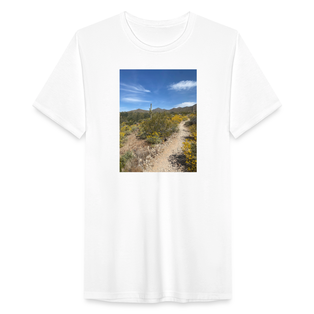 Lost Dog Trail | Men’s Tri-Blend T-Shirt - White - white