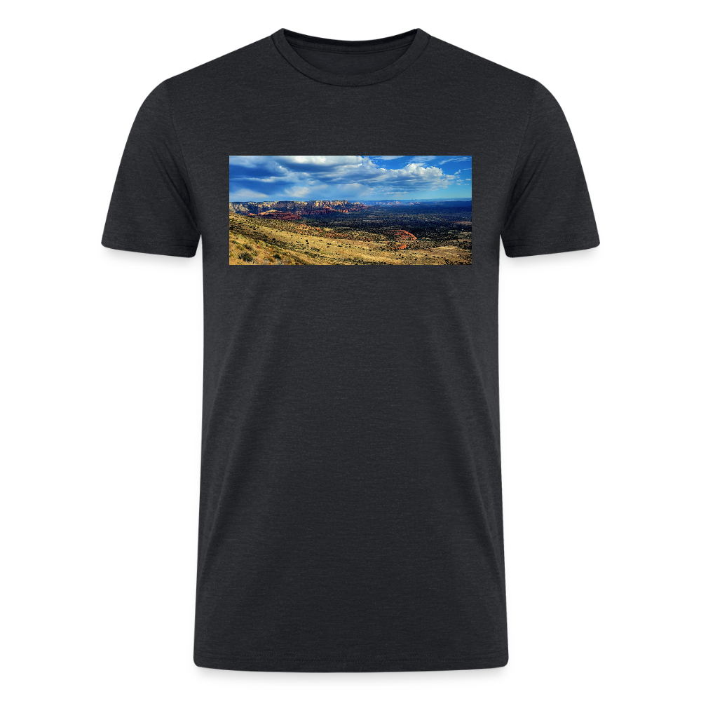 Verde Valley Views | Men’s Tri-Blend T-Shirt - Black - heather black