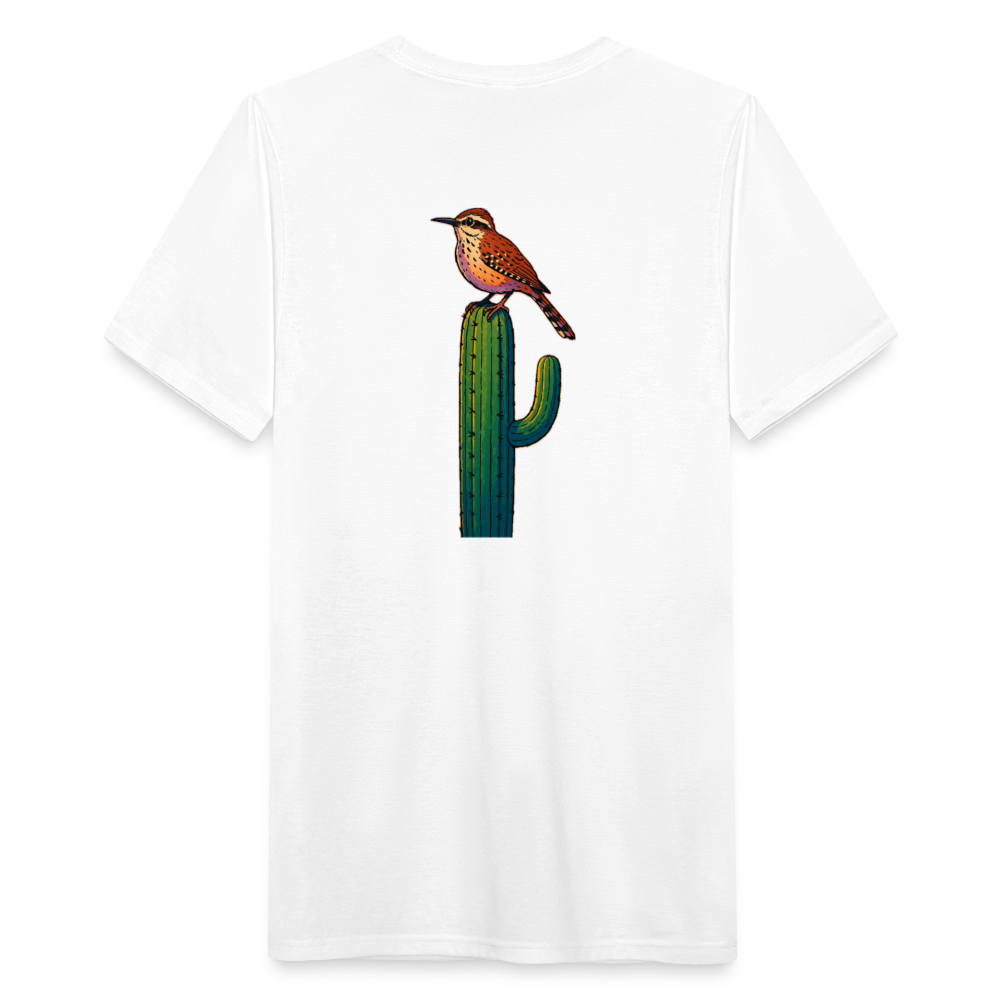 Cactus Wren Spotlight | Men's Tri-Blend Classic T-Shirt - White - white