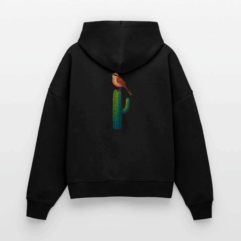 Cactus Wren Spotlight | Women's Organic Classic Hoodie - Black - black