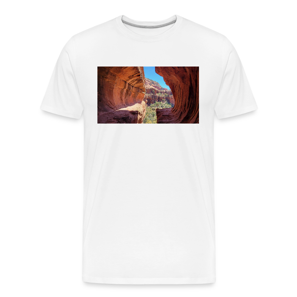 Sedona Vortex | Men's Organic T-Shirt - White - white