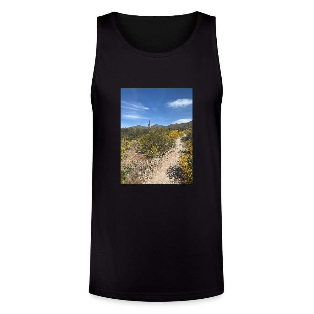 Lost Dog Trail | Men's Tri-Blend Tank - Black - black