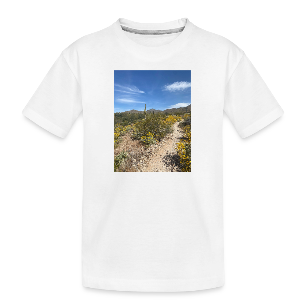 Lost Dog Trail | Kids Organic T-Shirt - White - white