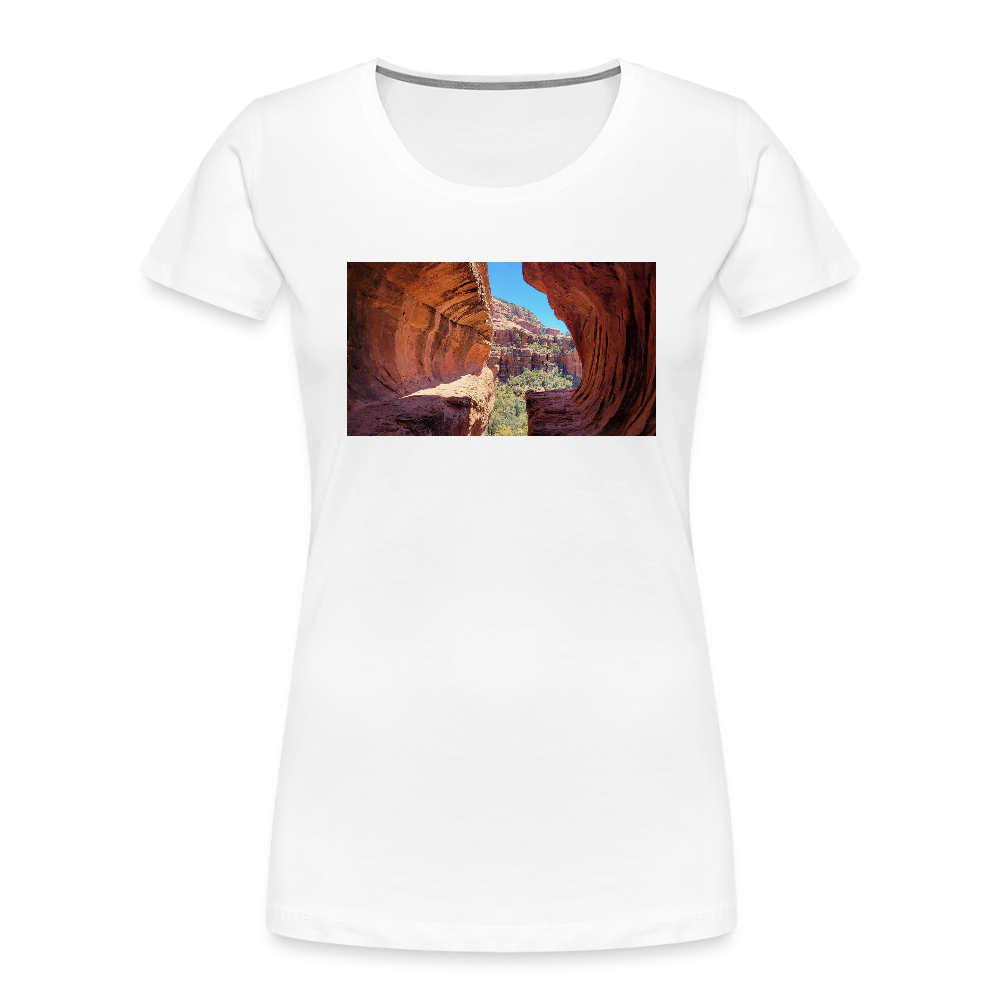 Sedona Vortex | Women's Organic T-Shirt - White - white