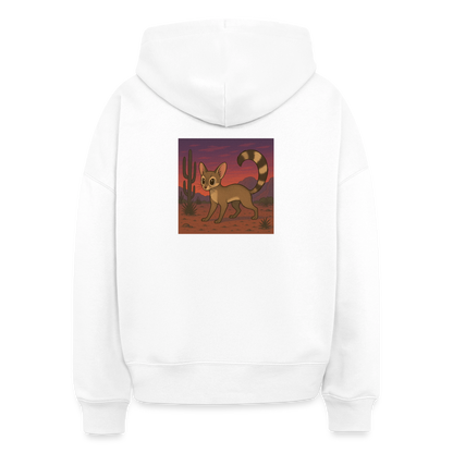 Ringtail Landscape | Women's Organic Classic Hoodie - White - white