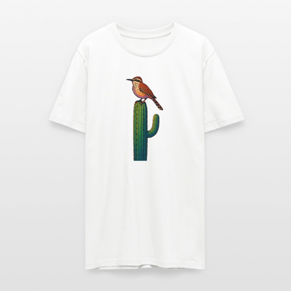 Cactus Wren Spotlight | Men's Organic T-Shirt - White - white