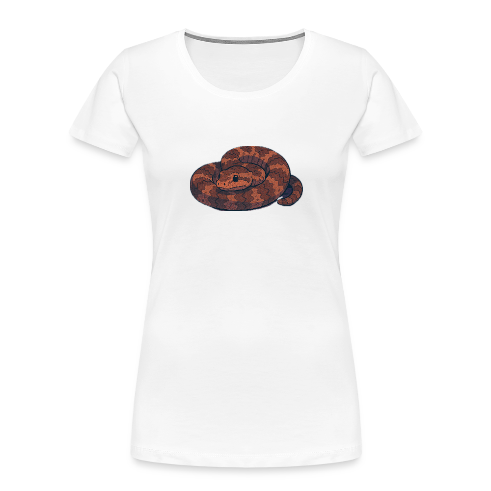 Ridge-nosed Rattlesnake | Women's Organic T-Shirt - White - white